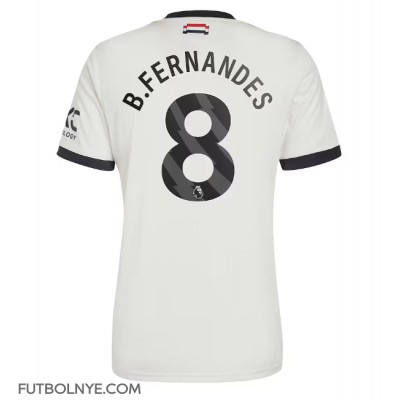 Camiseta Manchester United Bruno Fernandes #8 Tercera Equipación 2024-25 manga corta Camiseta Manchester United Bruno Fernandes #8 Tercera Equipación 2024-25 manga corta